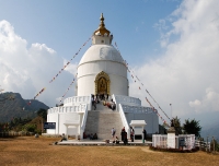 Pokhara world peak stupa