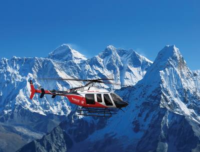 Helicopter tour in Nepal